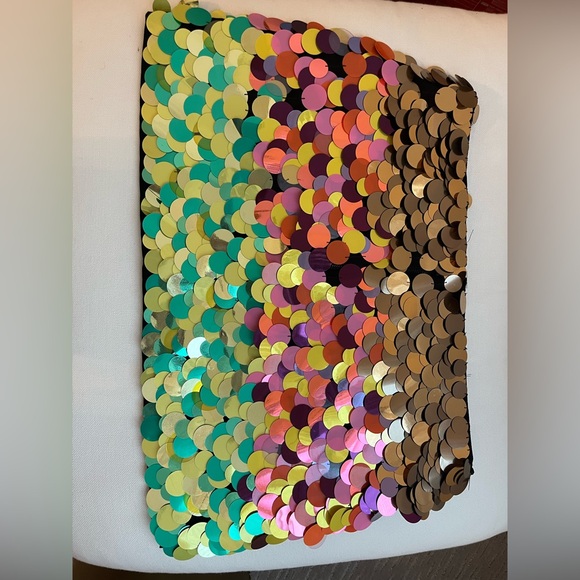 Alice + Olivia Multicolor Sequin Skirt Size 10 - Picture 4 of 7